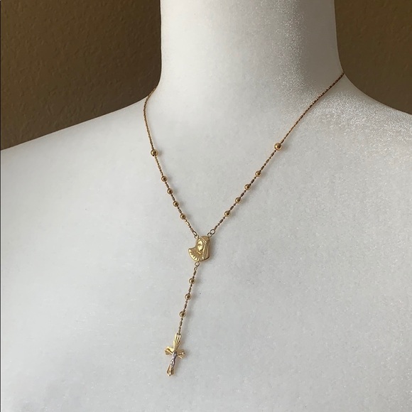 MARY & CROSS ROSARY - Picture 1 of 9